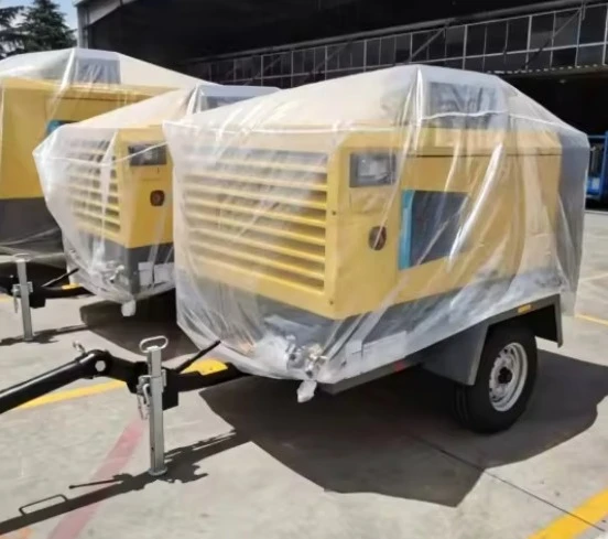 Customized 750 CFM Compressor De Air Portable Water Well Drilling Machine