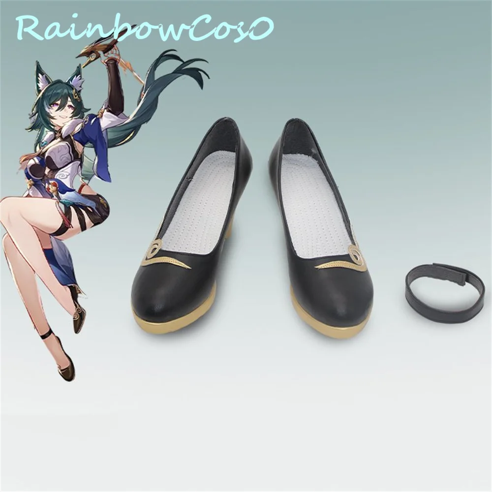 

Yukong Yu kong Honkai Star Rail Honkai Impact Cosplay Shoes Boots Game Anime Halloween Christmas RainbowCos0 W3361