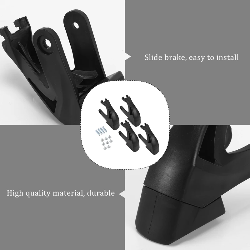 4Pcs Roller Skates Brake Adult Inline Skates Brakes Block Skate Brake Stopper Accessories