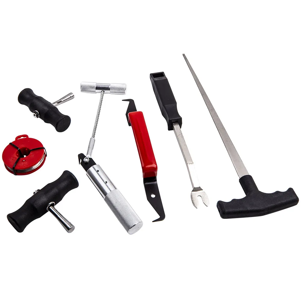 7 stücke Windschutzscheiben-Entferner-Kit Kfz-Windglas-Entfernungs-Handwerkzeug-Kit