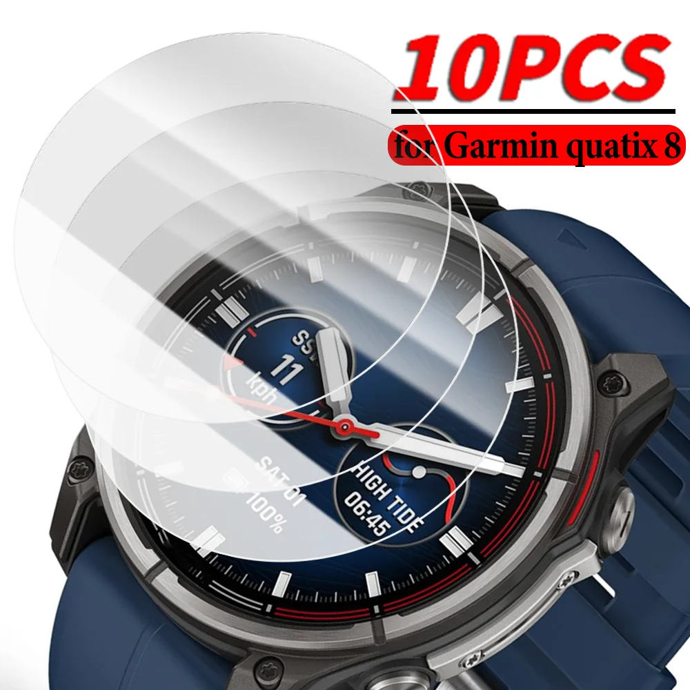 

1/10 шт. закаленное стекло для Garmin Quatix 8 47, 51 мм, защитная пленка, защитные пленки Ultra HD, аксессуары для часов с защитой от царапин