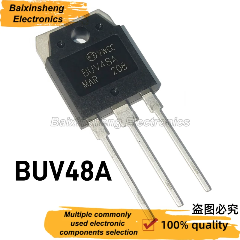 5/10PCS 100% High Quality BUV48A 15A450V TO-3P Switching Power NPN Transistor