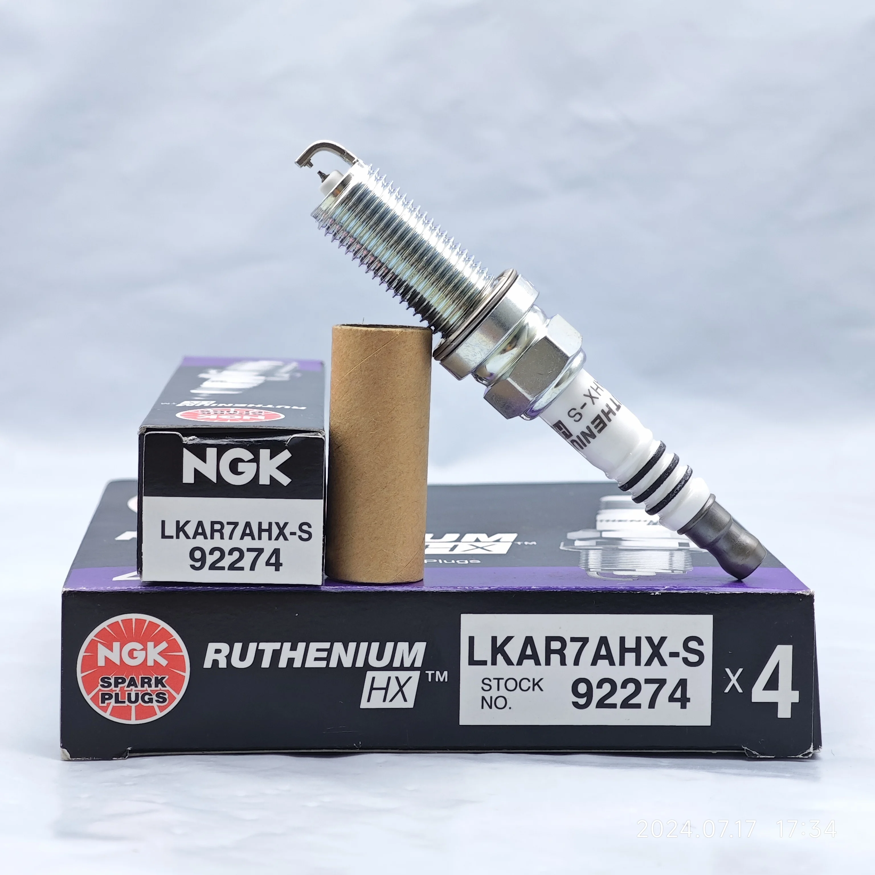 6pcs Original NGK Ruthenium HX High Ignitability Spark Plug LKAR7AHX-S 92274 Upgrade ILKAR7B11 DILKAR7B11 SC20HR11 IXEH22TT etc