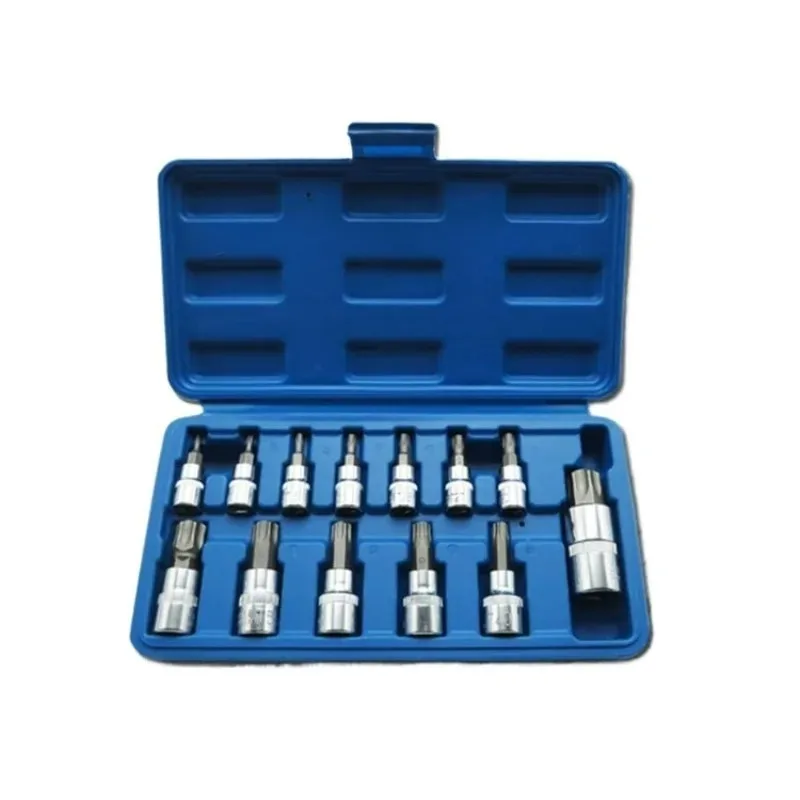 

13pcs Torx Key Kit Auto Repair Tool Screwdriver Set Impact Socket Wrnech Head Professional Bicycle Car Mechanical Workshop Tools