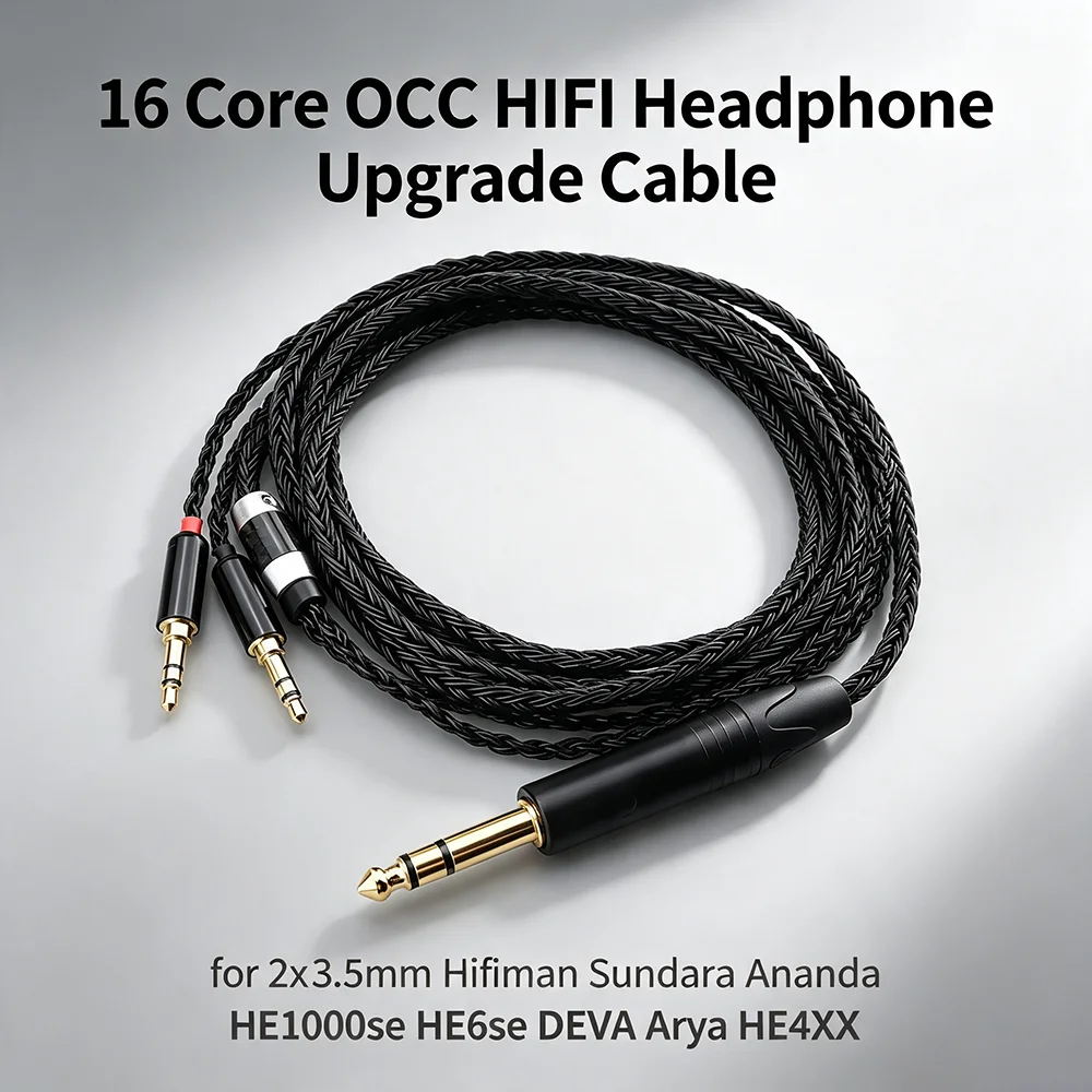 Balanced Headphone Cable 4.4Mm Mmcx - Кабель для апгрейда HiFi, 16 жил,