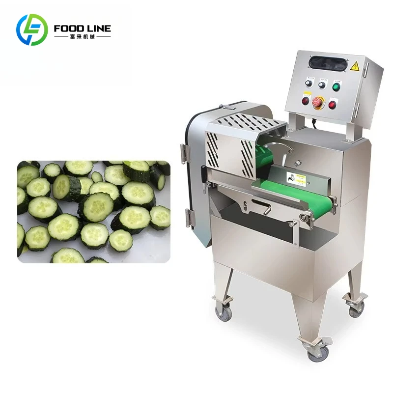Large Commercial Multifunctional Slicer For Leafy Fruit And Vegetable Processing