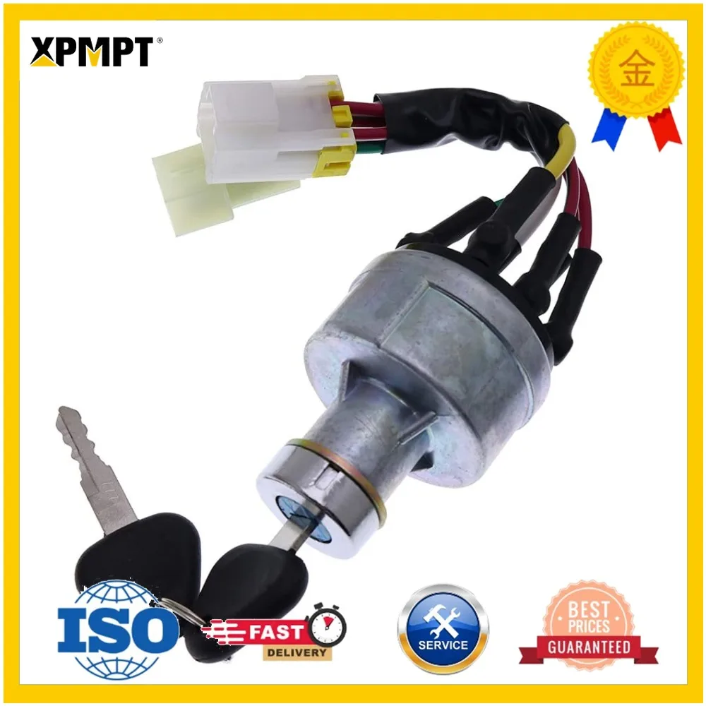 Ignition Switch For Volvo EC160B EC210B EC240B EC290B EC360B - 14526158 - Construction Equipment