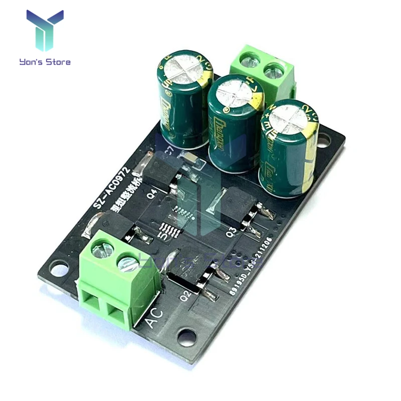 

Ideal Diode Low Heat Generation High Efficiency Bridge Rectifier Filter Module AC 7-45V 50A Non-Polar Alternative Diode Bridge