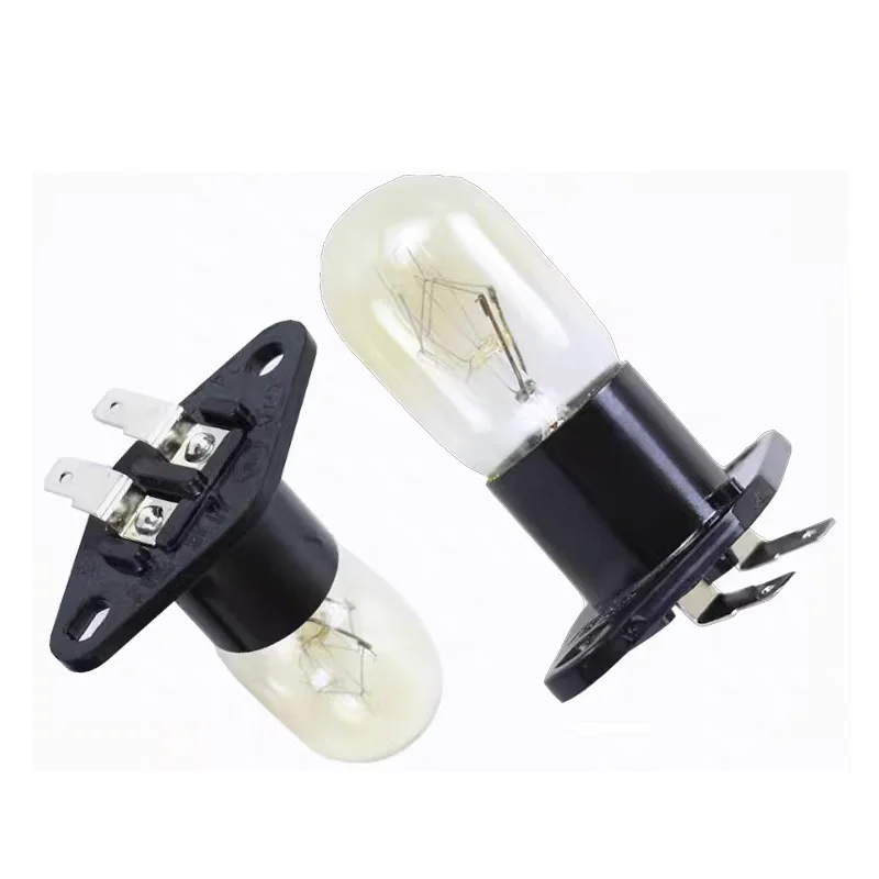 

1 Pc Microwave Bulb Refrigerator Light Bulb 230V 20W with Flat Feet
