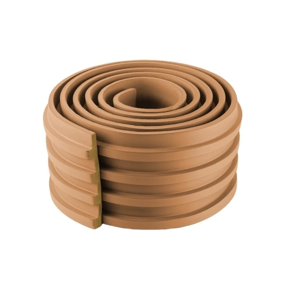 3 متر تقليد مصبغة الجدار ملصق NBR رغوة سميكة مخدد لوحة الحائط مقاوم للرطوبة ذاتية اللصق مخدد جدار تقليم #1