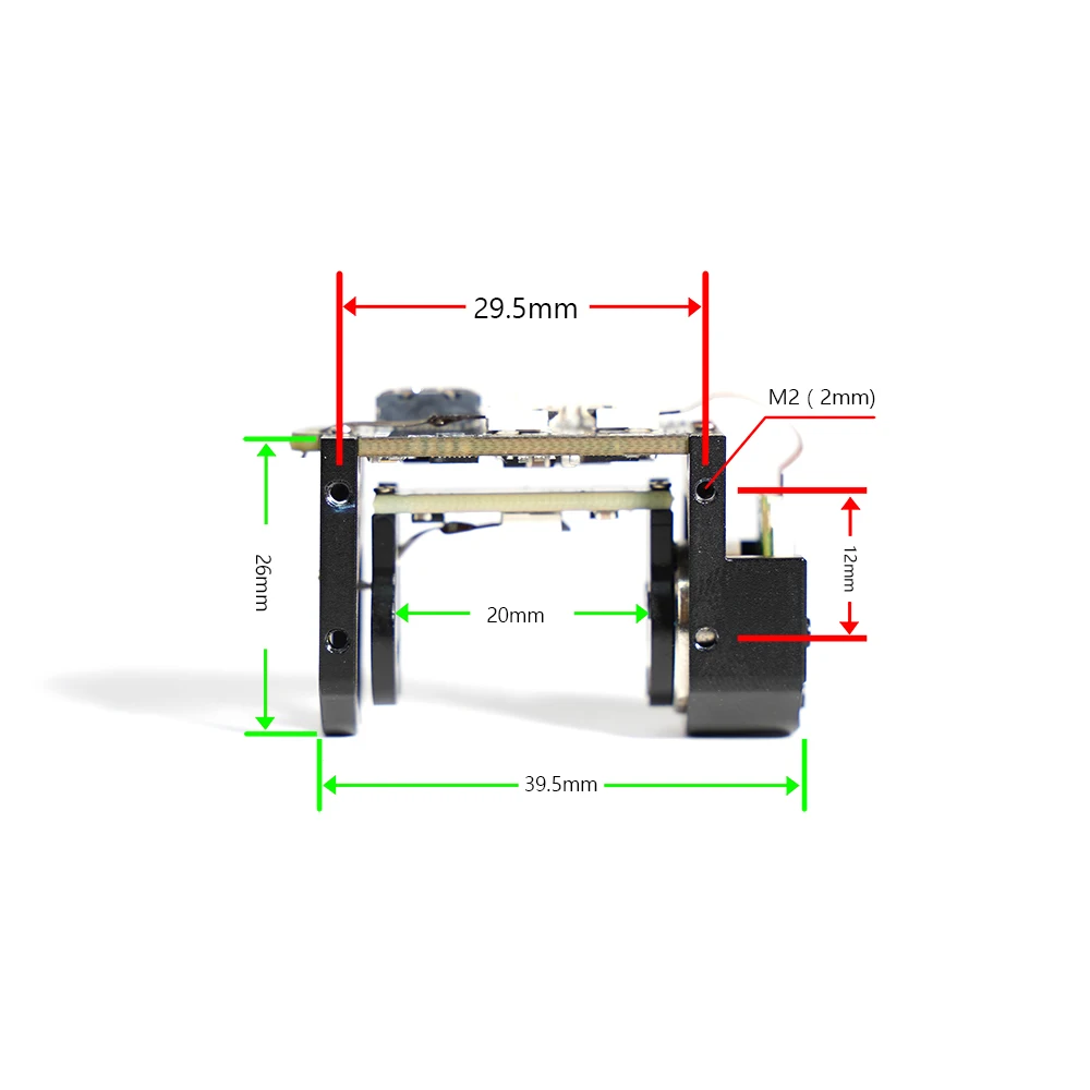 X-CAM i AstroRC FPV Singel axis gimbal