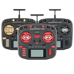 Kontroler radiowy RadioMaster Boxer Max (tryb 2) EdgeTX ELRS 2.4G 16CH obudowa z włókna węglowego AG01 CNC gimbal Hall