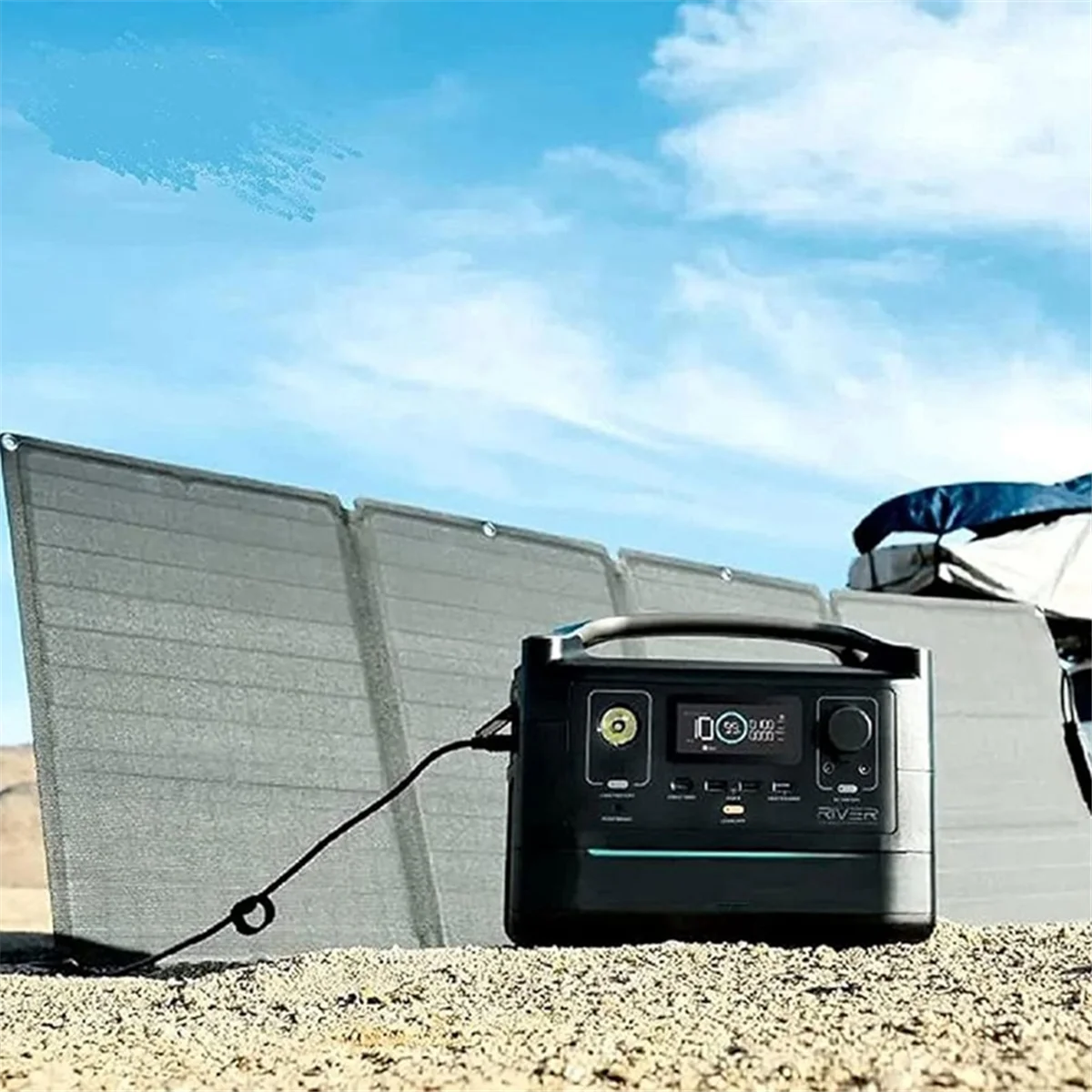 A26P 14AWG DC8mm Female DC7909 to XT60 Female Solar Panel Charging Cable for Ecoflow Goal Zero ALLPOWERS Power Station