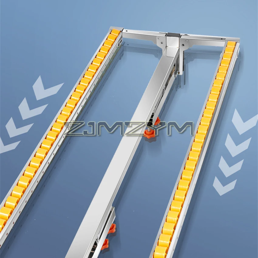 Portable Wood Cutting Bracket Woodworking Workbench Auxiliary Support Frame Stainless Steel Double Row Fluent Bar Support Frame