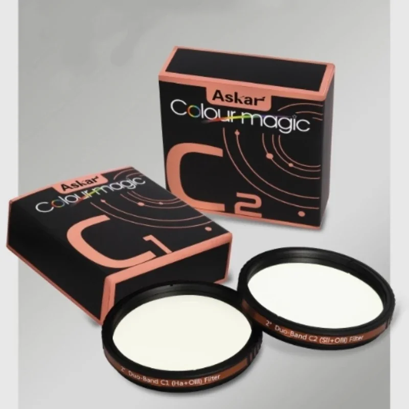 ASKAR Astronomical Telescope Filter 2inch Dual Bandpass Filter C1 and C2 Astronomical Telescope Accessories