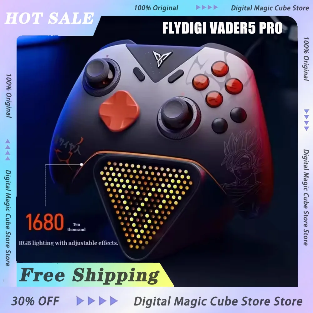 

Flydigi Vader5 Pro Gamepad Switch Wireless Pc Mobile Version Game Controller Bluetooth Steam Controller For PC Gamer Gifts
