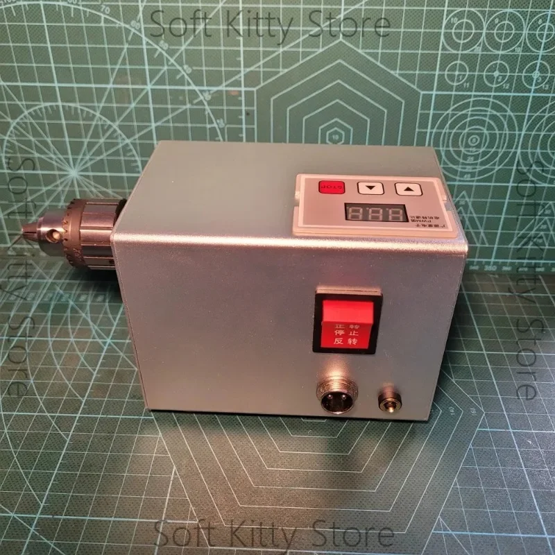 8000 RPM Adjustable, Foot Pedal Control Electric Float Polishing Painting Machine – Hollow Shaft Motor, Digital Speed Display,