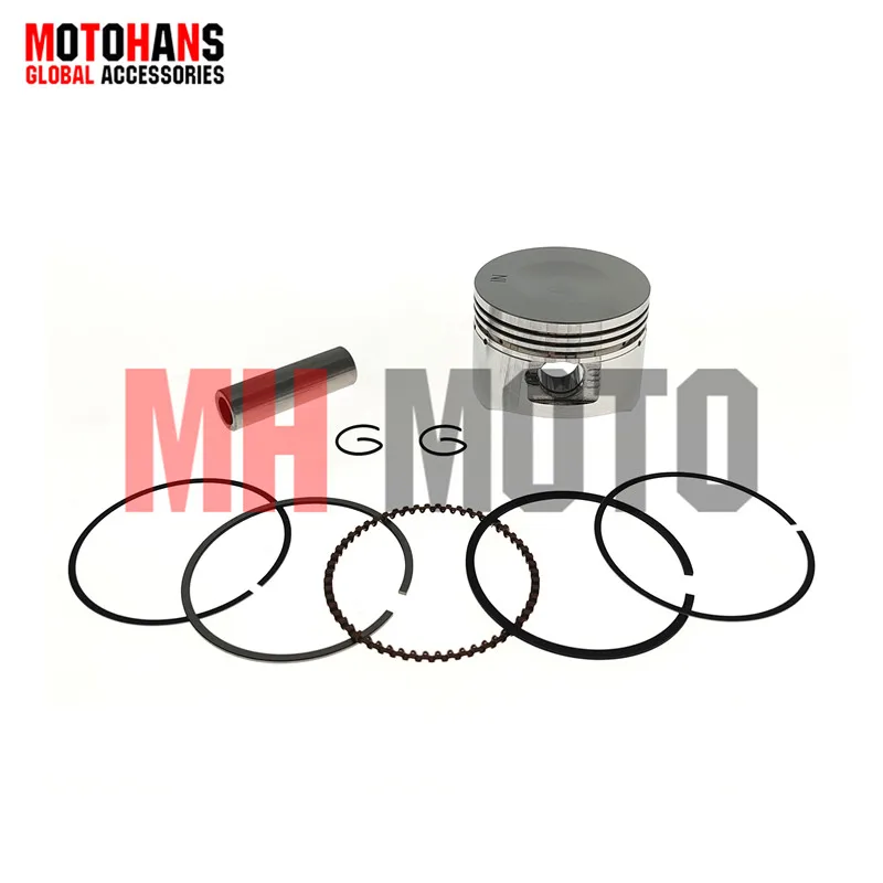

C110 52.4MM 13MM PIN PISTON KIT 4T 110CC 152FMH ENGINE PARTS FOR CHINESE CUBS ATV CROSS DIRTBIKE