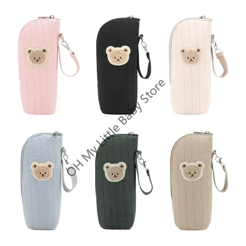 

M76C Cotton Thermal Baby Bottle Case With Aluminum Foil Insulation Hanging Design