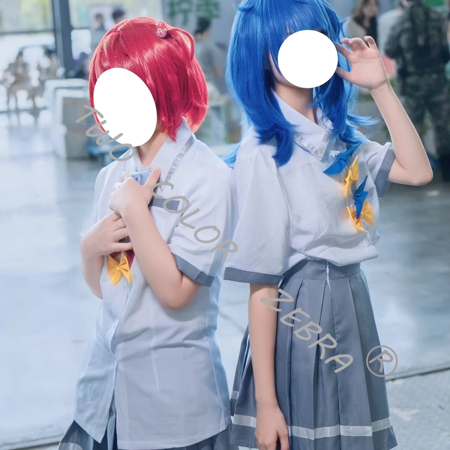 

Anna Yanami Chika Komari Lemon Yakishio Cosplay Costume Anime Too Many Losing Heroines! Shirt Skirt 3 Style Bow Tie JK Outfit
