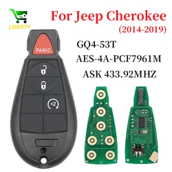 Liberty GQ4-53T Remote Car Key 433MHz PCF7961M 4A Chip For Jeep Cherokee Sport KL 2014 2015 2016 2017 2018 2019 Fob Car key