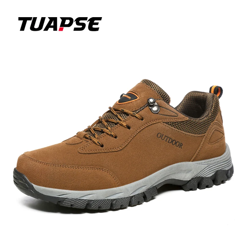 TUAPSE Outdoor Hiking Shoes Men Non-slip Climbing Shoes Breathable Hunting Shoe Sport Sneakers Hunting Mountain Shoes Size 39-49