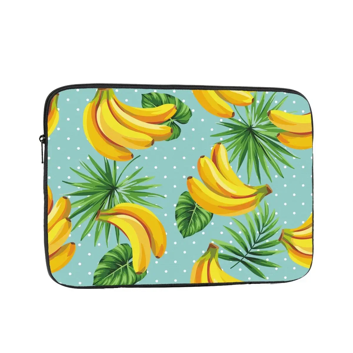 Banana Summer Fruits Laptop Bag Case 12 13 15 17 Inch Notebook Sleeve Case Tropical Palm Leaves Shockproof Case Bag