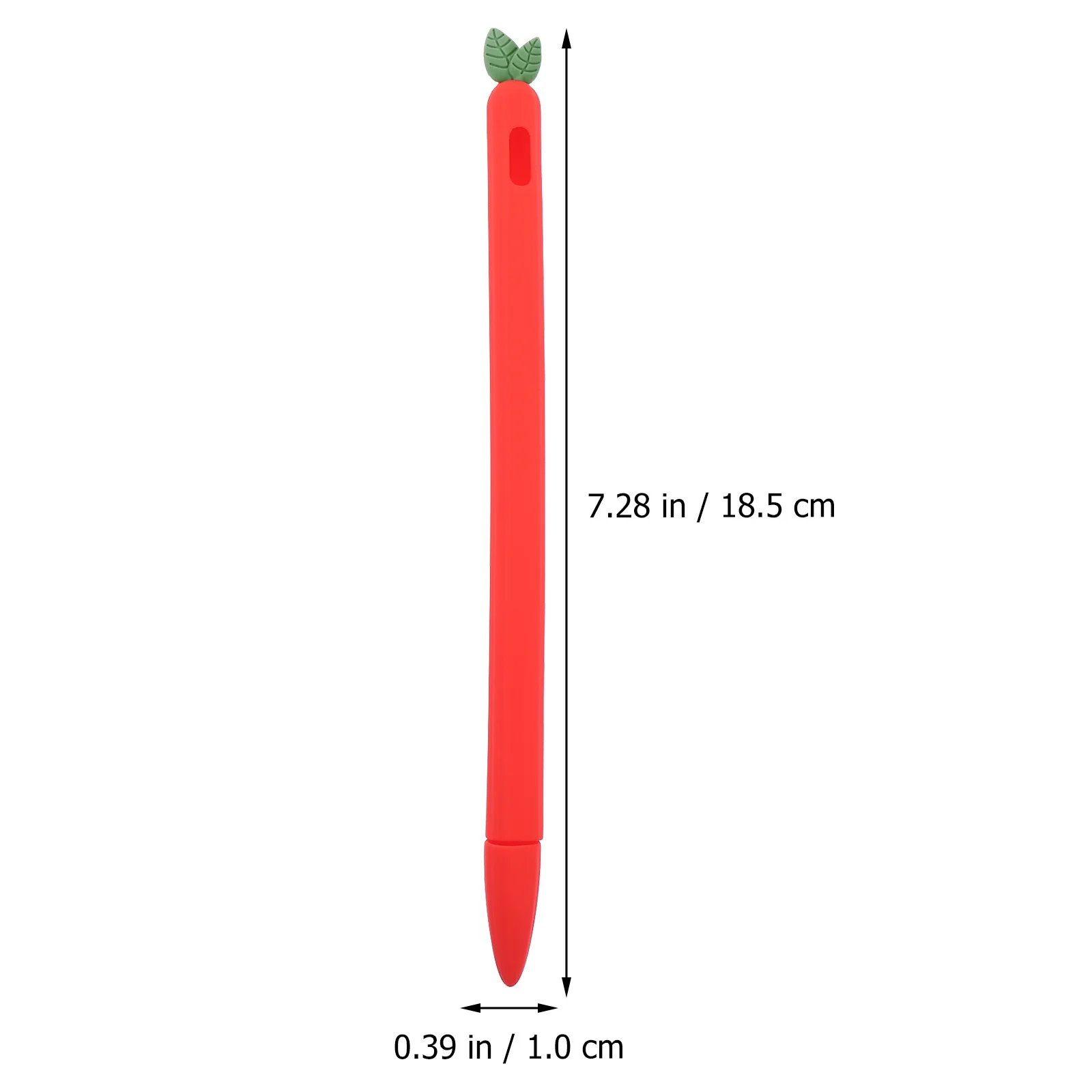 

Чехол для стилуса, силиконовый защитный чехол с морковью для карандаша 2, простая установка, нескользящий чехол для стилуса с героями мультфильмов