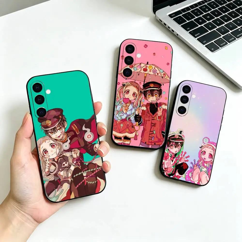 Anime H-Hanako K-kun Phone Case For Samsung Galaxy A73, A72,A70,A53,A52,A51,Soft Silicone Black Cover