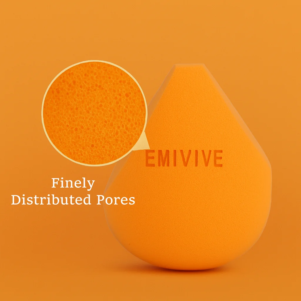 7/12/24 pçs emivorar irregular triplo corte esponjas de maquiagem cosméticos puff para fundação corretivo pó maquiagem esponja conjunto