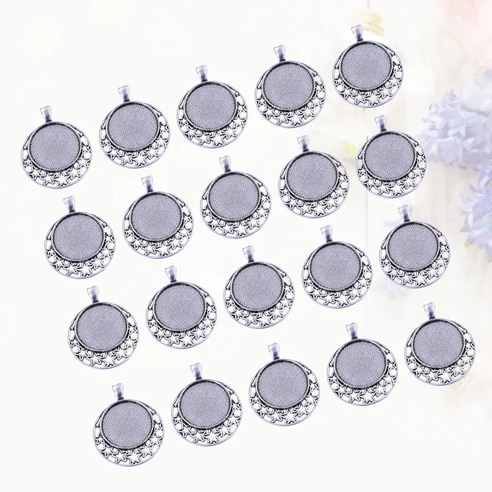 

100 PCS Pendant Jewelry Time Gemstone Charm Alloy Vintage Making Pendants DIY Charms