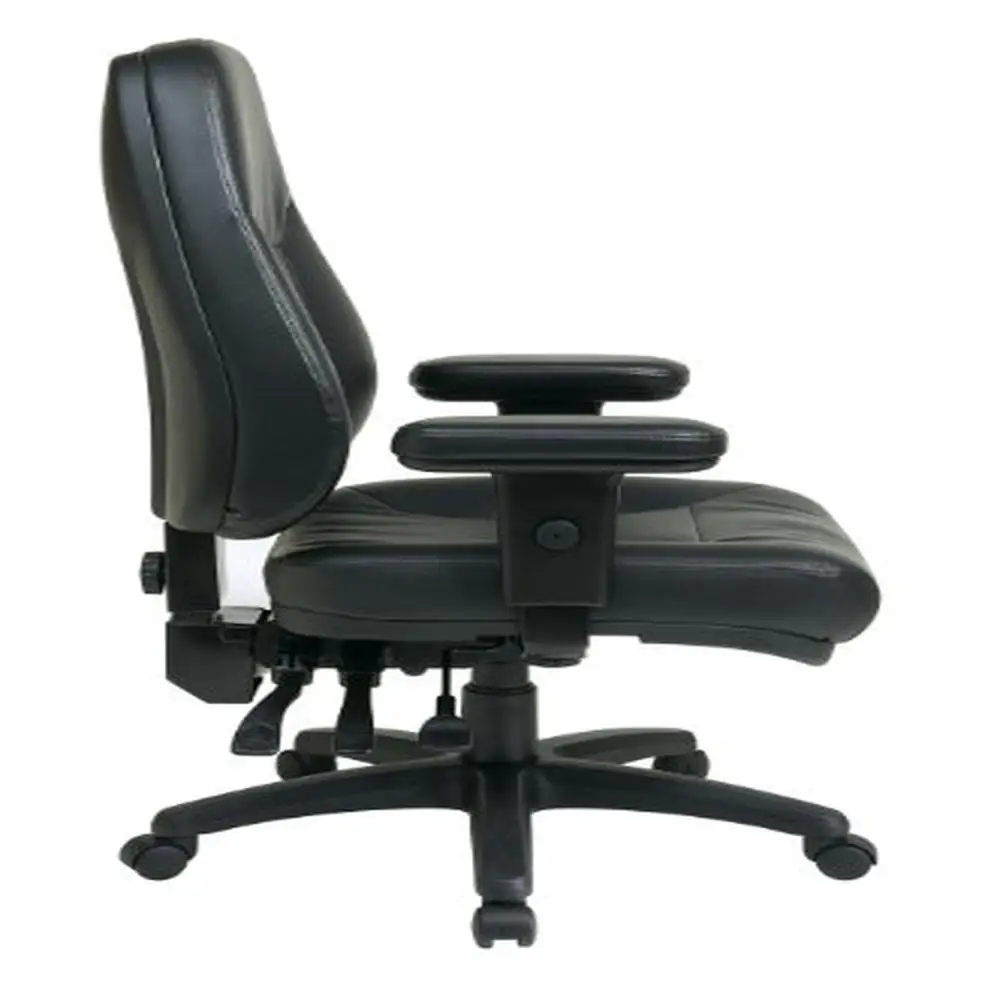 Sedia da ufficio professionale ergonomica con supporto lombare regolabile e sedile contorno