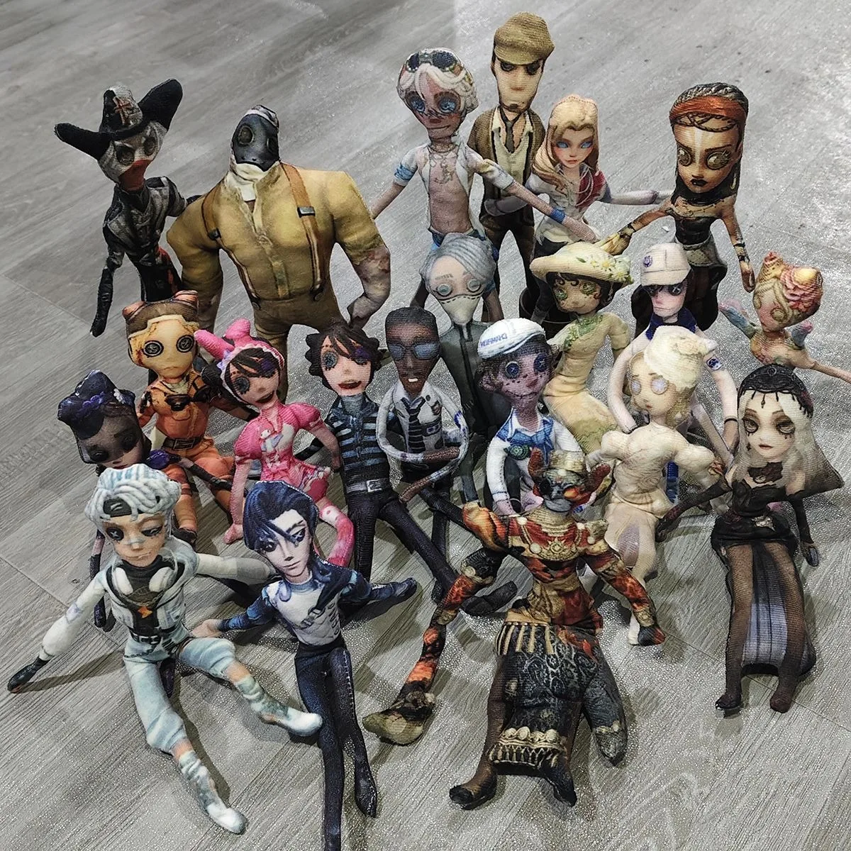 

Game Identity V Plush Dolls Joseph Mechanic Patient Ripper Cosplay Body Wire Skeleton Action Stuffed Dolls Accessories Ornament