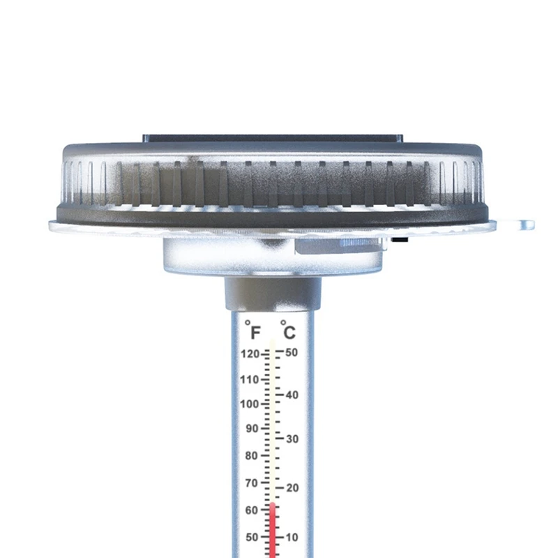 MALL プール温度計、ソーラープール温度計フローティング、夜間 LED スイミングプール温度計、フローティングアイスバス温度計