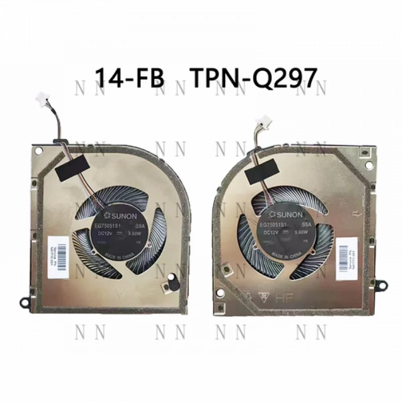 

ZXX Original for HP OMEN 10 lim14 14-fb TPN-Q297 FAN R+L N91710-001 N91711-001