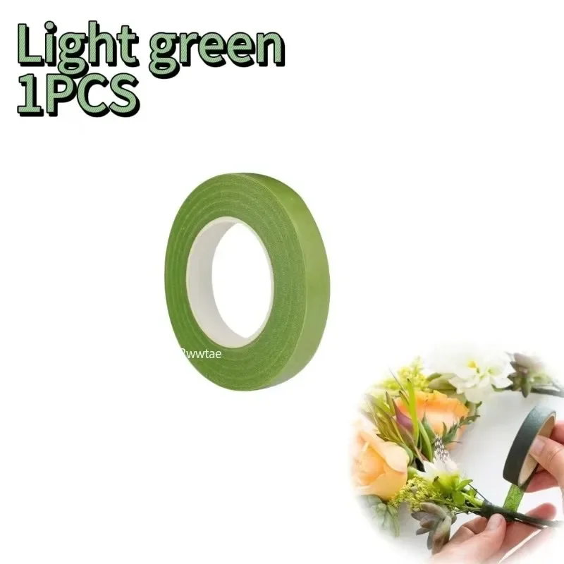 1-10 Stuks Boeket Bloemen Stem Tapes Groene Zelfklevende Tapes Bloemist Bloem Inpakband Bruiloft Diy Decoratie Benodigdheden