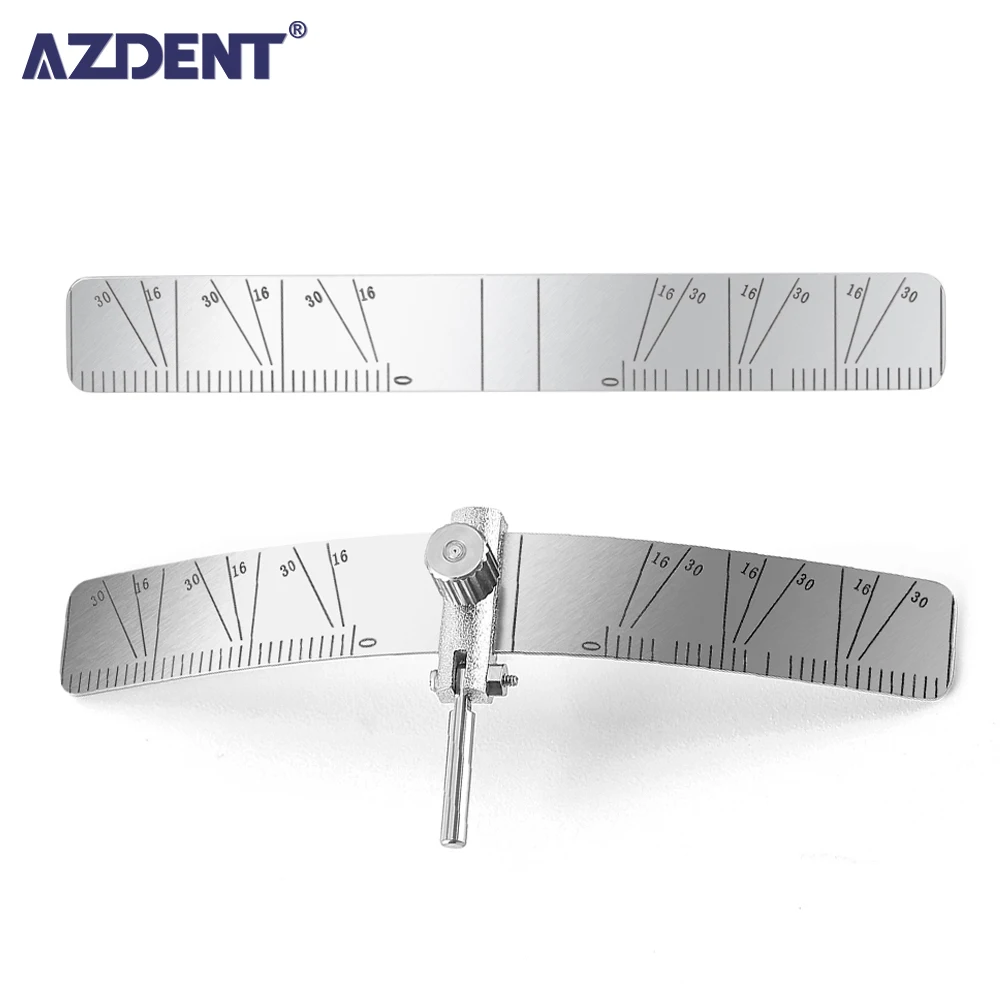 AZDENT Dental Implant Locating Guide Surgical Planting Positioning Locator Angle Ruler Guage Autoclavable