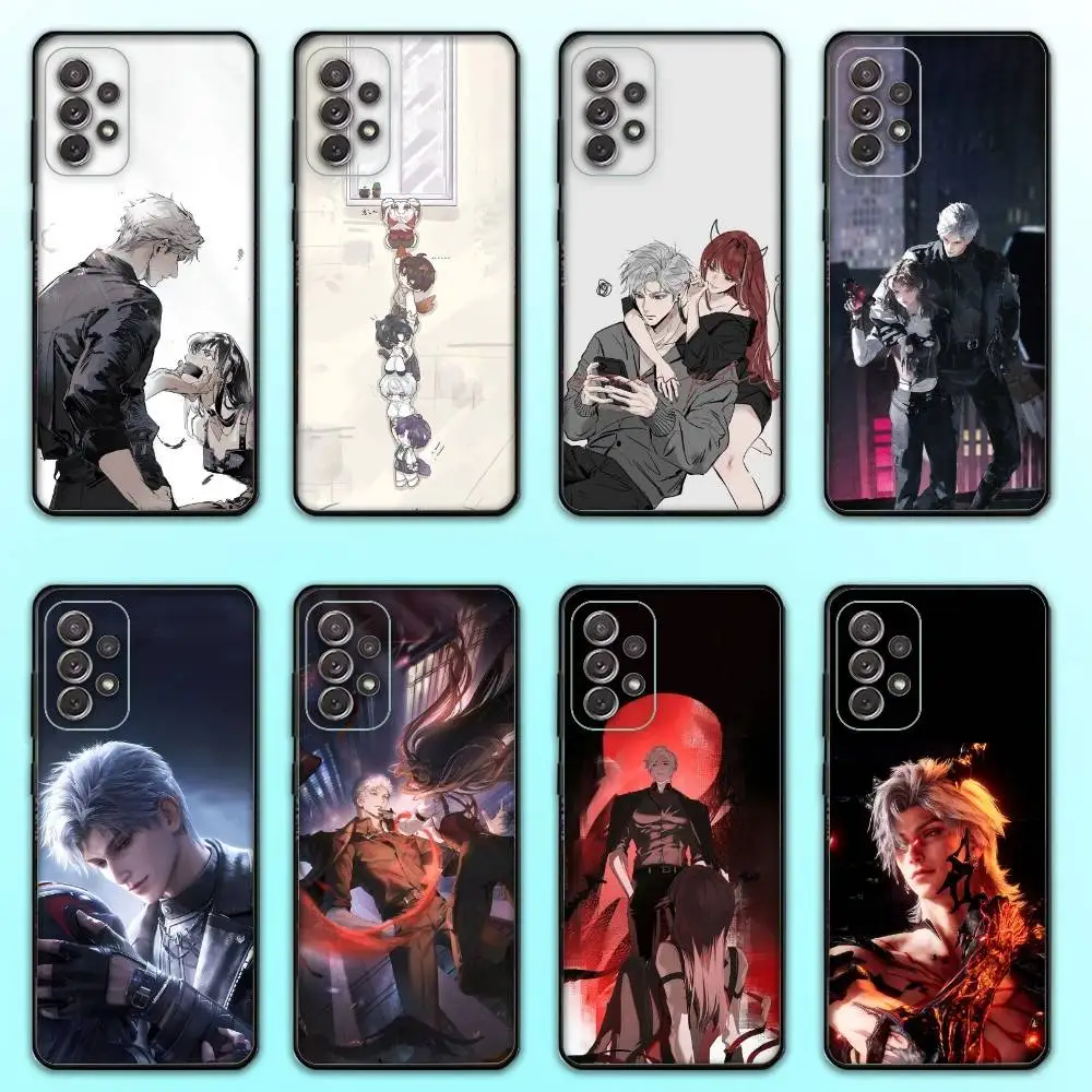 

S-Sylus Love D-Deep Space Phone Case For Samsung S 25,24,23,22,30,21,10,9,Ultra,Plus,Lite,FE,4,5 G Soft Black Case