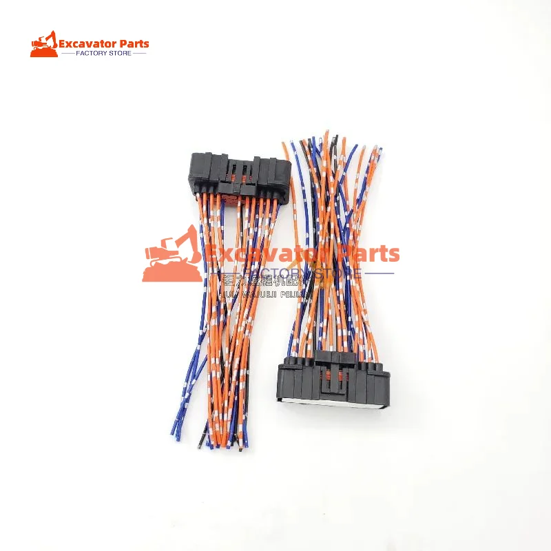 For Hyundai R 150 210 215 225 305-7 Computer Board imported high heat-resistance wire plug Excavator Parts