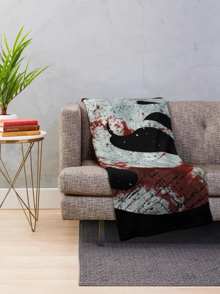 Mortal Kombat - Vintage Silver Throw Blanket Nap Decorative Sofas sofa bed Winter beds Blankets