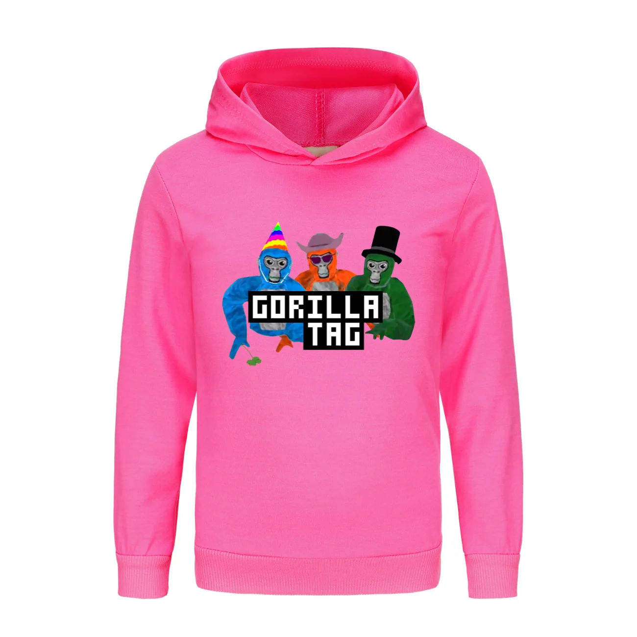 Game Gorilla Tag Hoodie para crianças, casacos de manga comprida para criança, Casacos casuais para bebês meninos e meninas, Hoodies dos desenhos animados para crianças