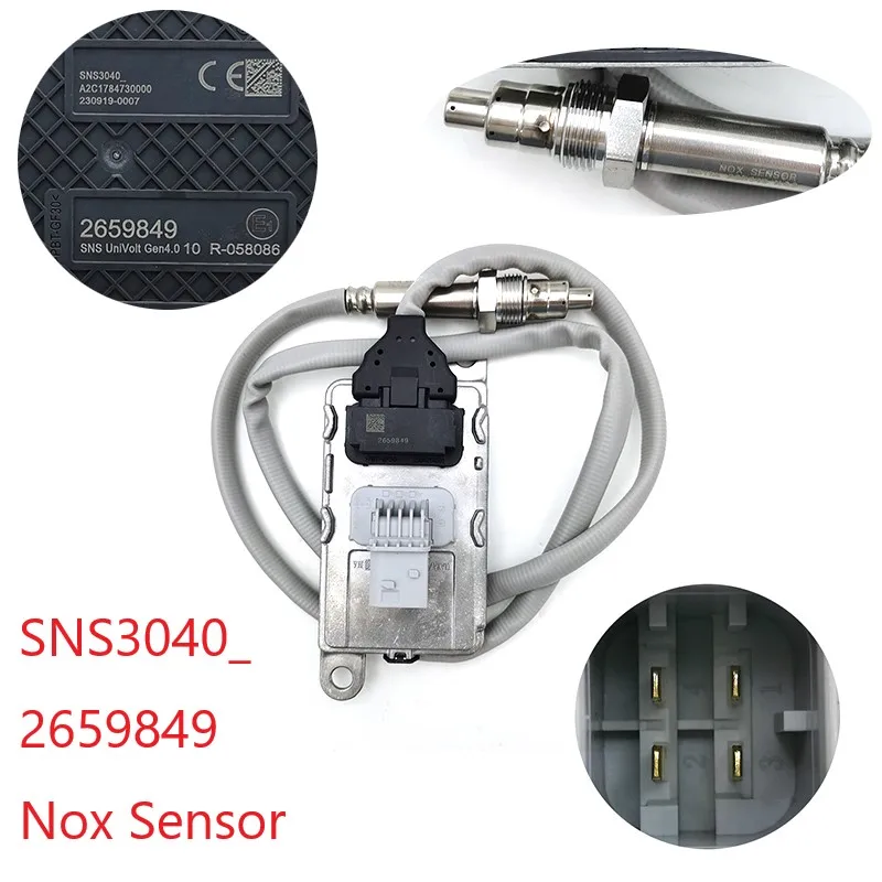 NOx Sensor SNS3040_ 2659849 Nitrogen Oxide Oxygen Sensor for Euro6 SCR Emission System