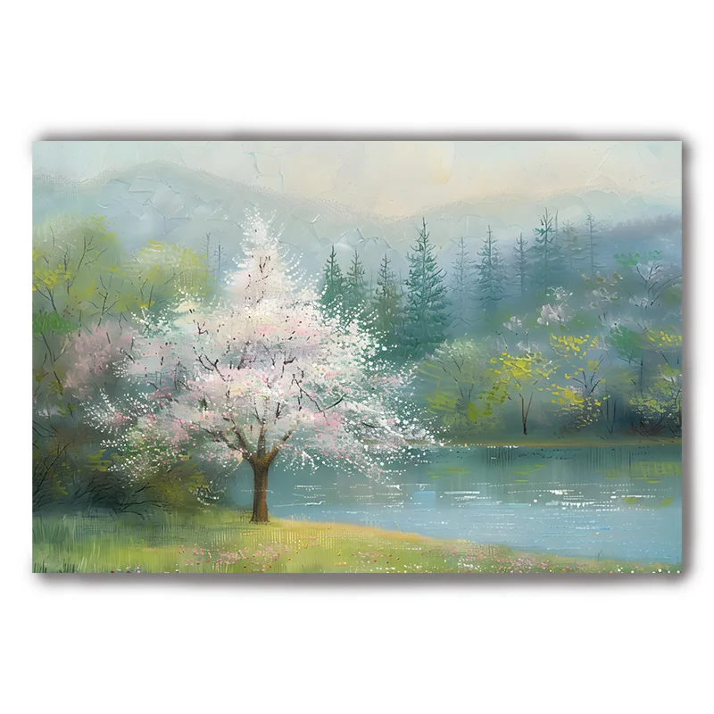 โมเดิร์น Minimalism บทคัดย่อ Expression นุ่ม Freehand Brushwork ภาพวาดสีน้ํามันโปสเตอร์ดอกไม้ Home Wall Decor ตกแต่งภาพวาด