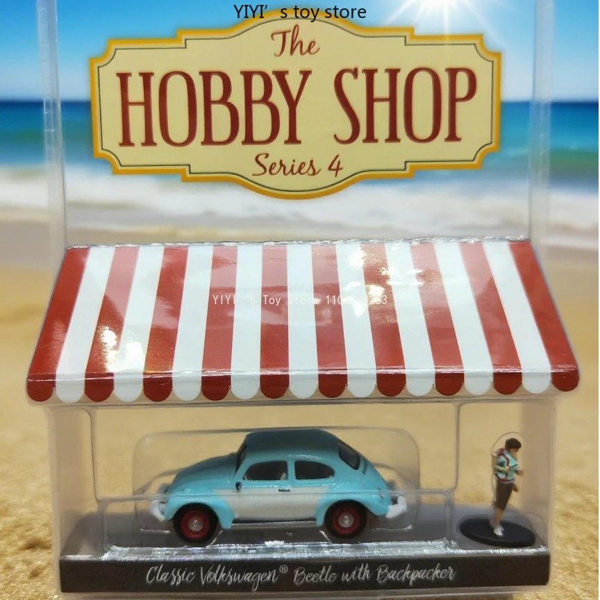 

GreenLight 1/64 Classic Volkswagen Beetle and Backpacker Alloy Car Model, High End Decoration, Car Children's Toy 29A20