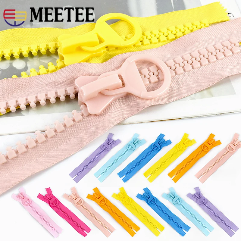

5/10Pcs 25cm Extra Large Resin Zippers Pencilcase No Endless Zipper Clothes Pocket Replace Zips Repair Kits Sewing Accessories