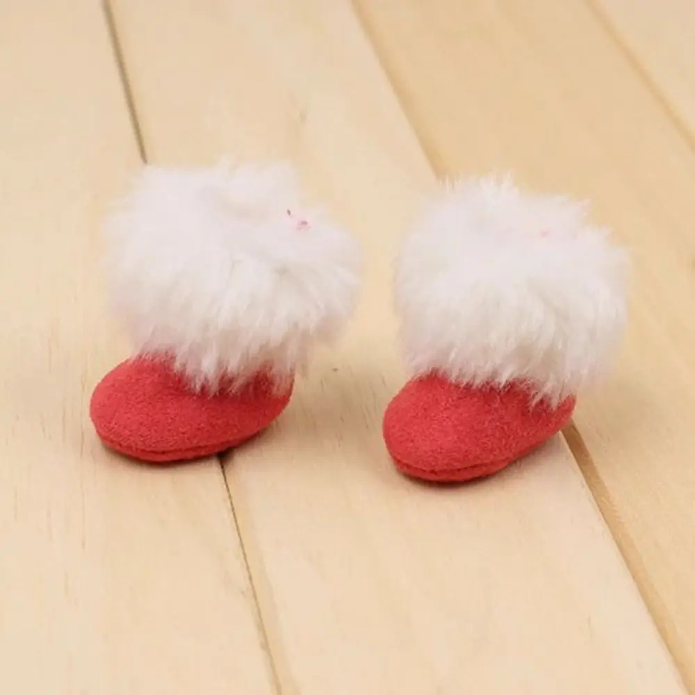 أحذية دمية عادية موضة أحذية الثلوج البلاستيكية لتقوم بها بنفسك دمى هدايا الملابس والاكسسوارات الترفيه فراء الأحذية لدمى ob24 لدمى أزون