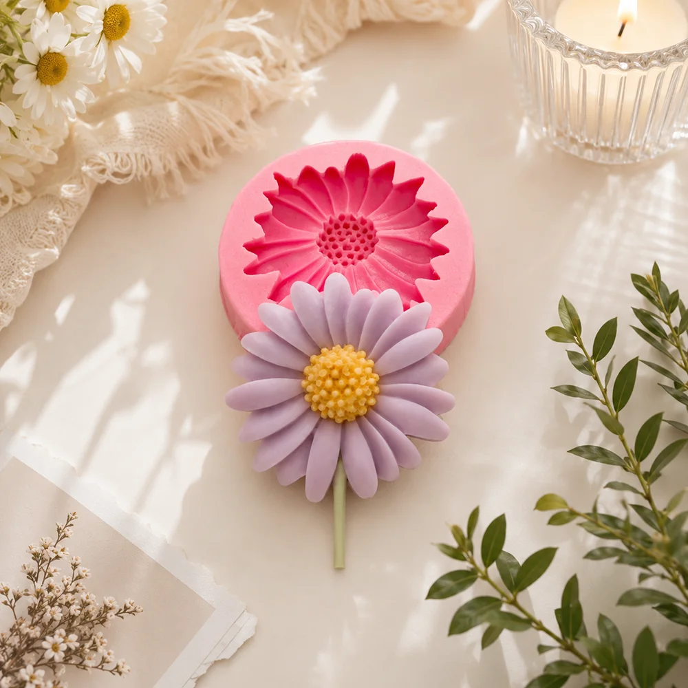 Flower Silicone Candle Silicon - Resin Craft Ideas recension och pris