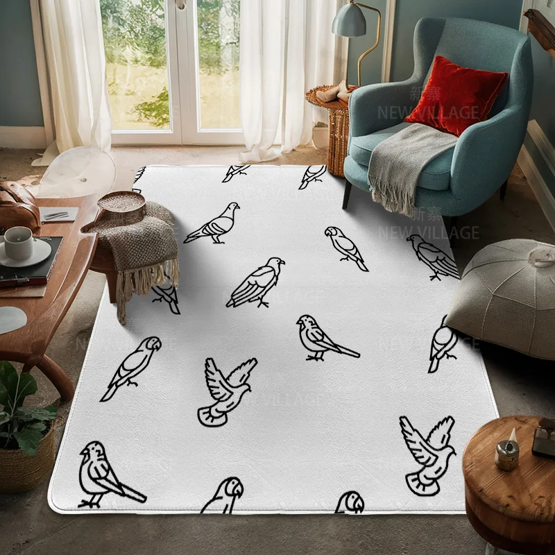 House entrance carpet Home door mat Room Bath Foot bathroom non-slip Kitchen water absorption rugs Modern Nordic cute animal