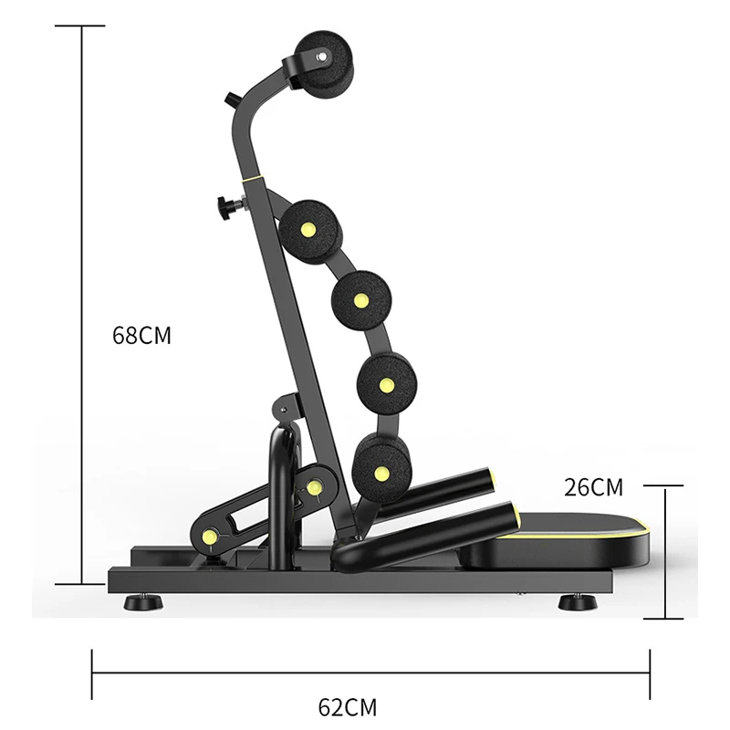 Handstand waist relaxer yoga back support lumbar spine stretcher fitness equipment is easy to use and easy to accept