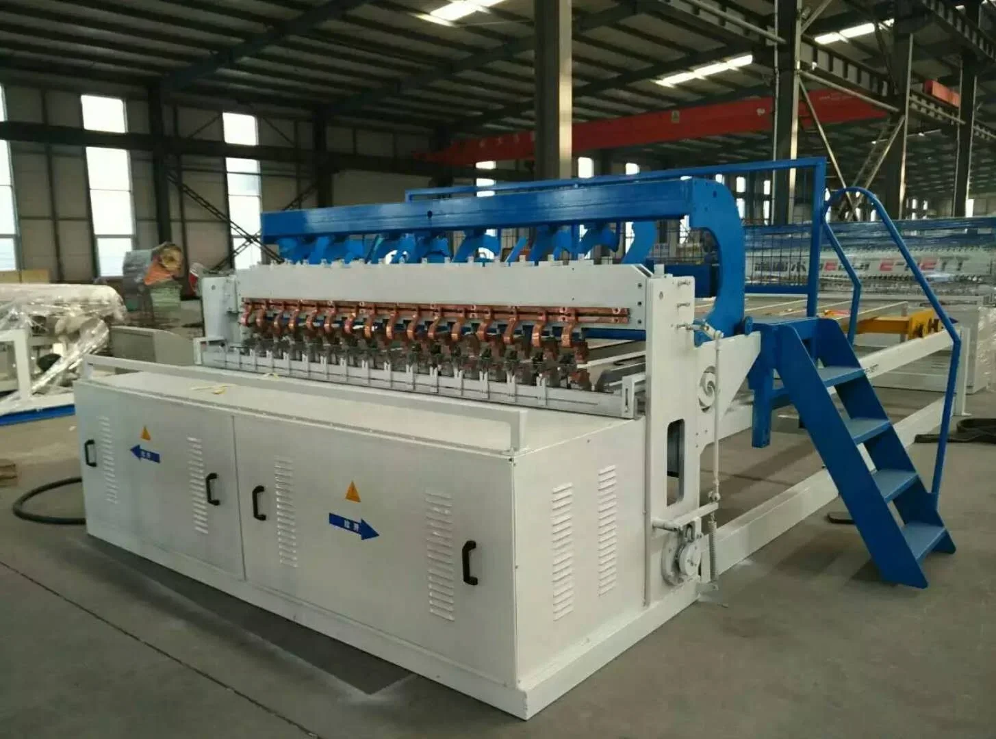 

Pvc steel welded wire mesh machine 6mm 10 mm